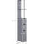 Unité de rangement de 54 po pour la salle de bain grise. 2 tablettes et tiroirs. Espace suffisant pour le linge de maison et les serviettes. Autonome. Fabrication solide. Fonction de fixation murale supplémentaire. L 13 po x H 53,75 po. Poids: 22 lb. Assemblage requis