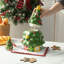 Ensemble de 3 pots à biscuits en forme d'arbre de Noël Dolomite