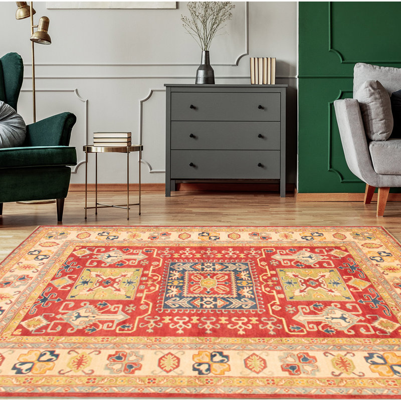 Raffeal One-of-a-Kind 6'7" X 9'6" New Age Wool Area Rug in