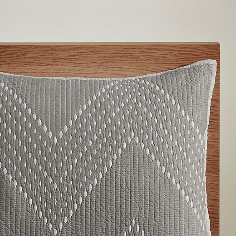 Huber Bedding, Courtepointe très grand / très grand californien, Gris