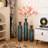 Large Floor Metal Vase (Set of 3), Handcrafted Firing & Twilight Glaze Finish, Distressed Tall Decorative Vases-1290869986