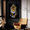  «Leopard» par Jennie Smallenbroek, art mural en verre acrylique, 24 po x 36 po