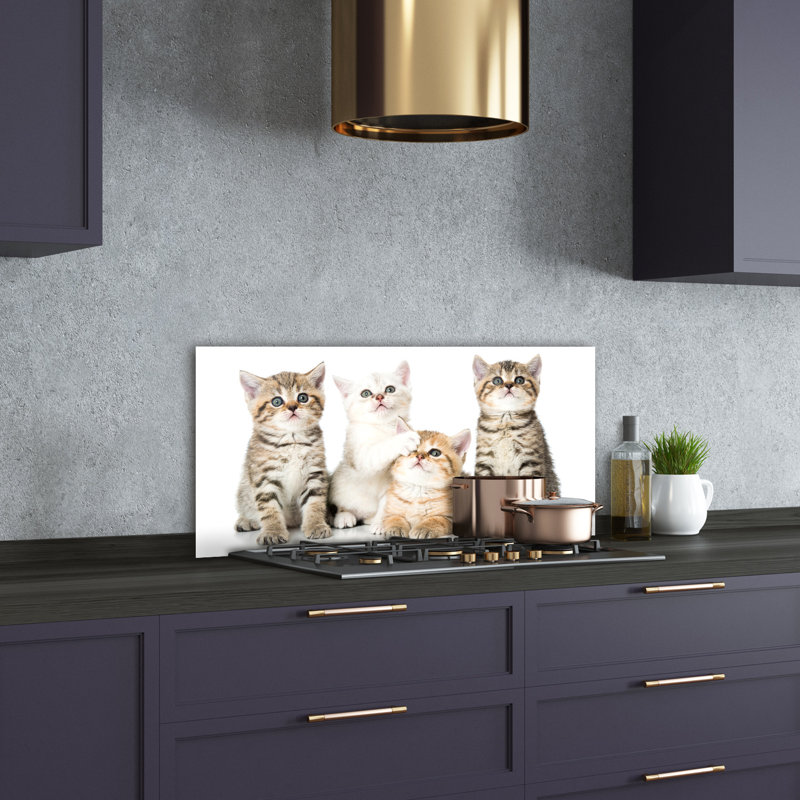 Linet 50cm W x 100cm L Glass Peel and Stick Panel