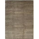 Yellow Hand-Knotted Wool Concentric Geometry Motif Geometric Modern Contemporary Carpet Rug
