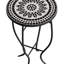 Round Iron Outdoor Dining Table - 36 cm W 36 cm D