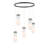 Happel 5 - Light LED Tiered Chandelier