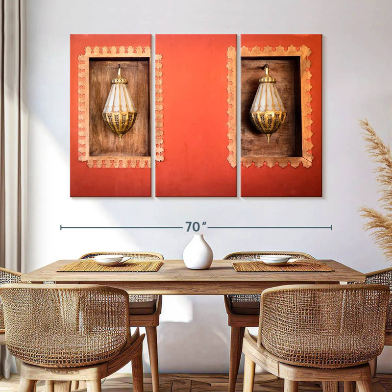 Kerner Moroccan Wall Lamps, 42" H x 65" W