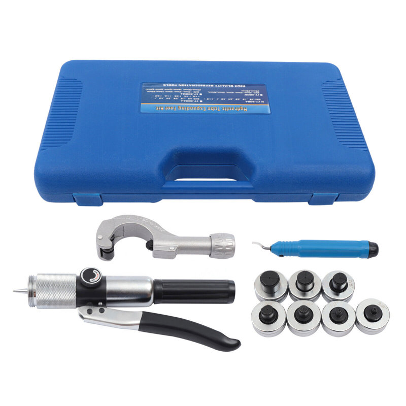 Hydraulic Copper Tube Expander Tool with Tube Cutter and Deburring Tool
