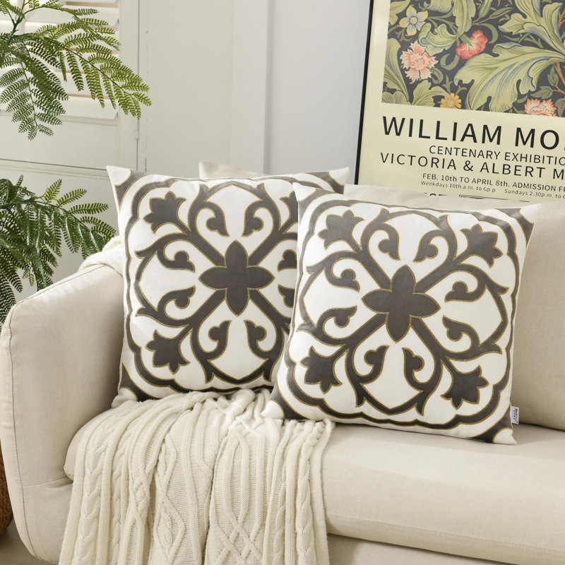 Throw Pillow, Gray