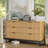 Semin 54"W Fluted Design 6-Drawer Dresser Organizer,Bedroom Dresser,Wood Chest of Drawers