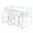 Rolling Kitchen Island with Drop Leaf, 5 Drawers, Adjustable Shelves and Power Outlet-1300880461