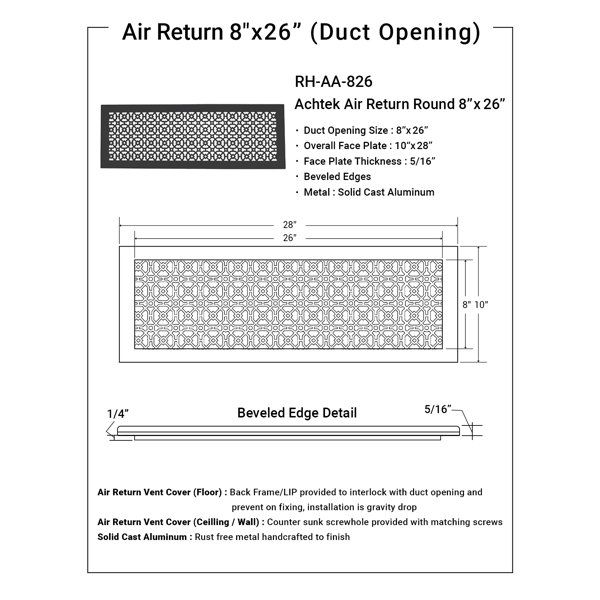 Dimensions du produit