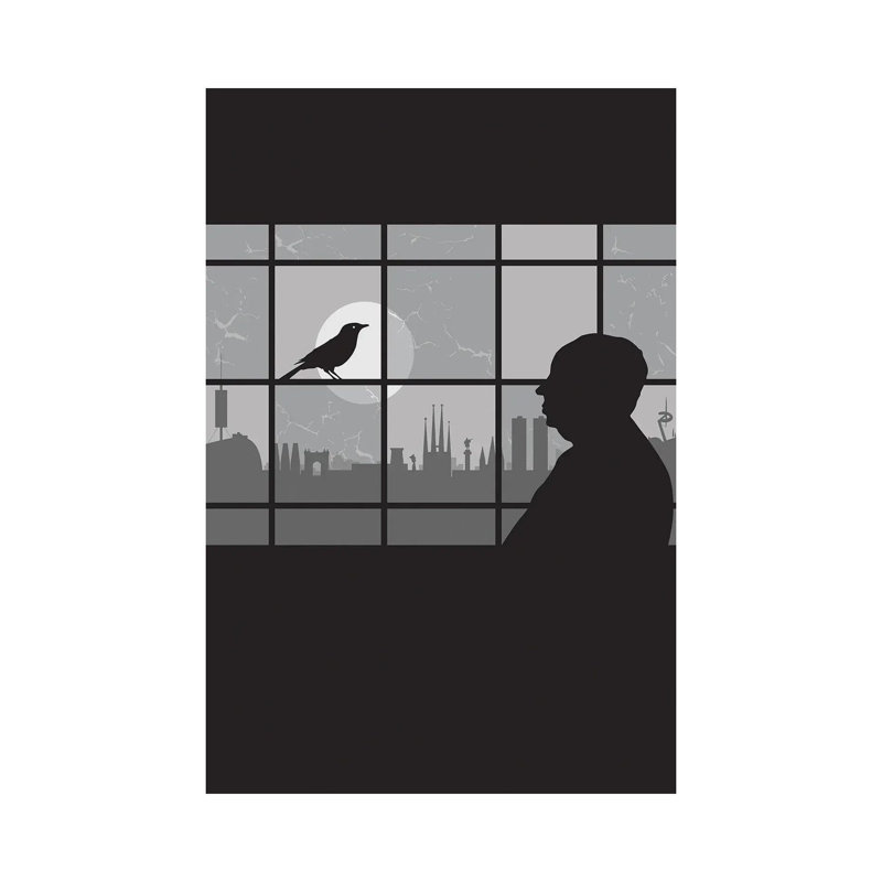 Barcelona Bird - Print on Canvas, Wrapped Canvas, 20.32 cm H x 30.48 cm W