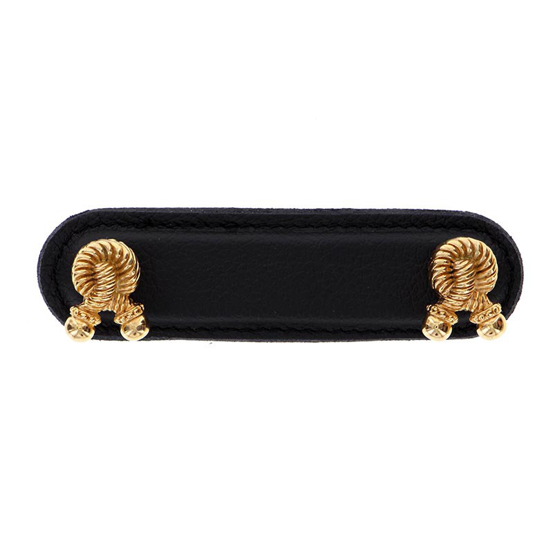 Equestre Bar / Handle Pull, Polished Gold, 4"