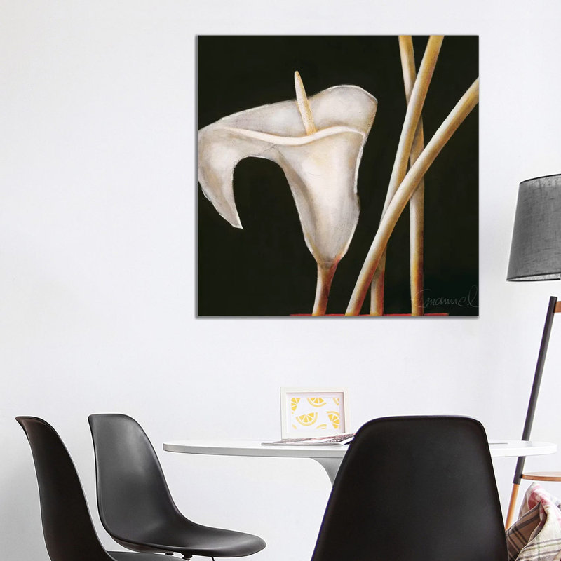 Lily In Sepia I by Beate Emanuel - Wrapped Canvas Print, 30.48 cm H x 30.48 cm W
