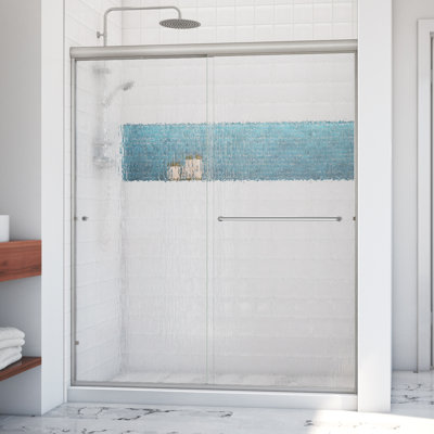Porte de douche sans cadre Leser l 56 "x H 67,38"