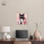 Visage de chat au repos, reproduction d'art sur toile par Art Remedy-107780581-107780599