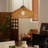 1-Light Rattan Pendant Light Fixture Dark Brown-408779612
