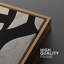 «Mid-Century Modern Brown Polygon Abstract Shapes», 2 pièces sur toile-99016015-99016016