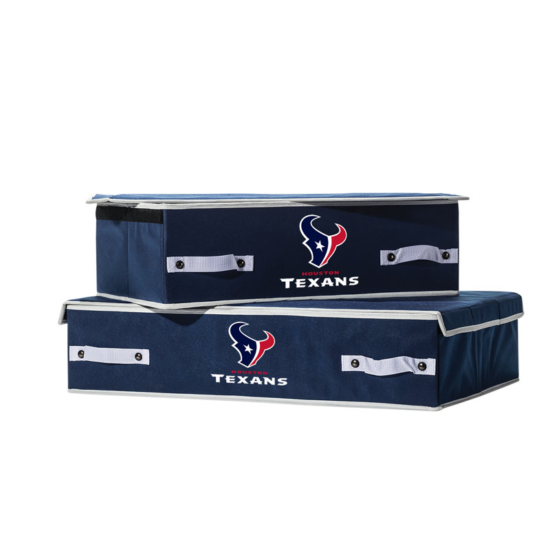 Franklin Sports Mesh Decorative Bin, Houston Texans, 6.5 H x 18 W x 26 D
