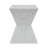 Square White Terrazzo Concrete Outdoor Side Table