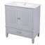 Meuble-lavabo 30 po avec lavabo style rétro-2034198567-2034198566