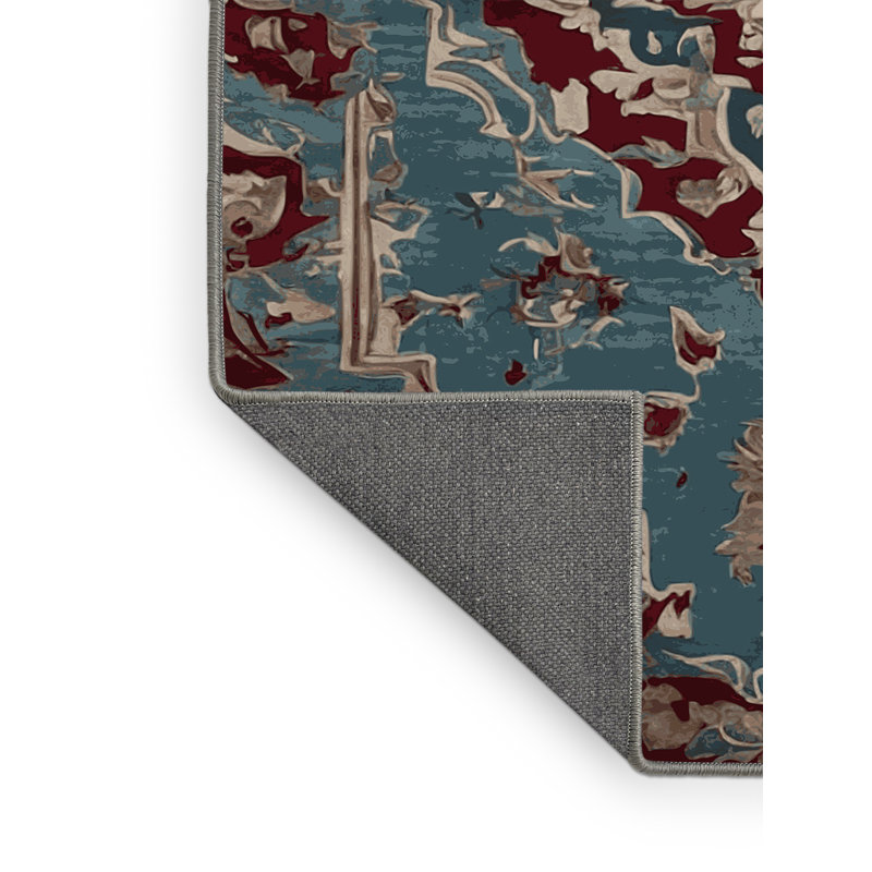 Tapis gris soyeux et moelleux, Rectangle 4 pi x 6 pi