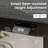 Electric Height Adjustable Desk--Solid Wood Workspace with Hidden Storage-1255373660-1255373661