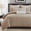 Ensemble d'édredon pour grand lit 8 pièces Jarvis Taupe-127275566-111531608