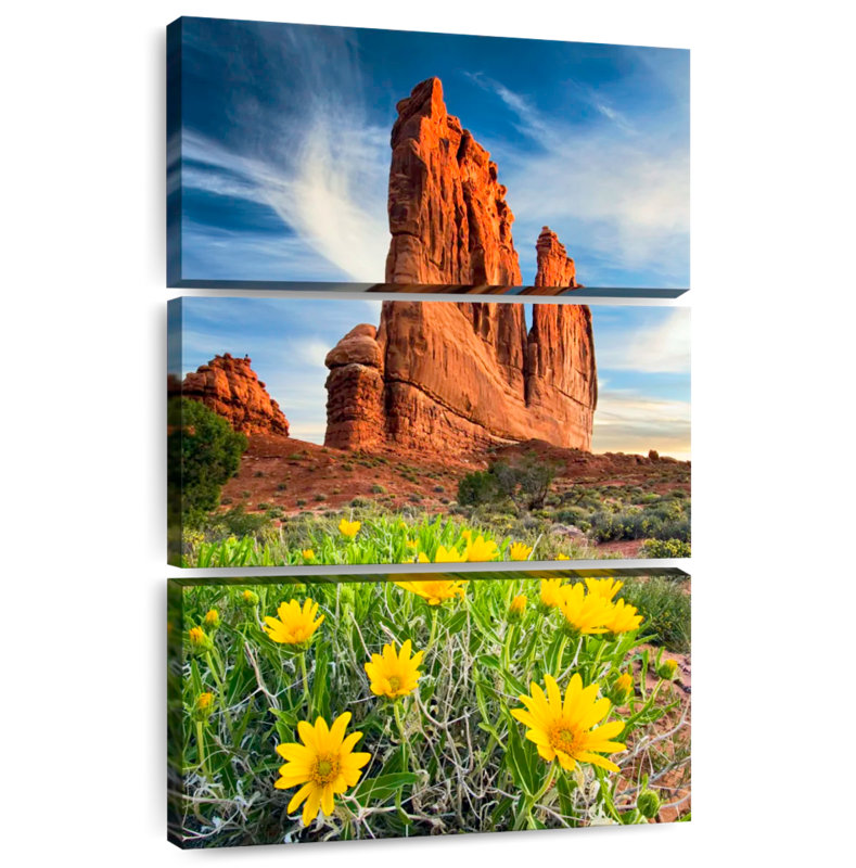 Alvord Courthouse Towers, 50" H x 32" W