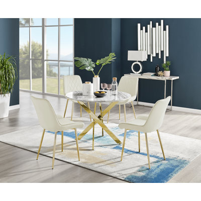Eubanks 4 -Person Dining Set