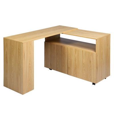 Alhassane Executive Desk and Credenza Desk