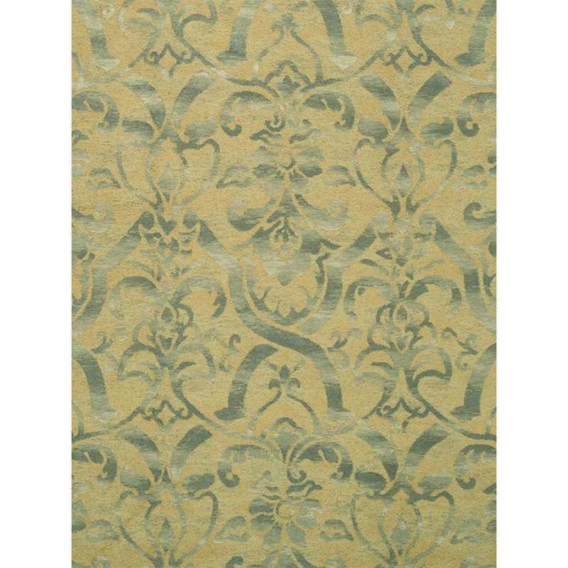 ASRS61GTLGLGR Handmade Wool Area Rug, Rectangle 10' x 14'