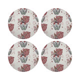 Monkey Small Jungle Pebble 16" Vinyl Placemat