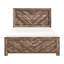 Mobilier de chambre à coucher de style rustique brun, style contemporain avec tête de lit-1082170209-1082170210