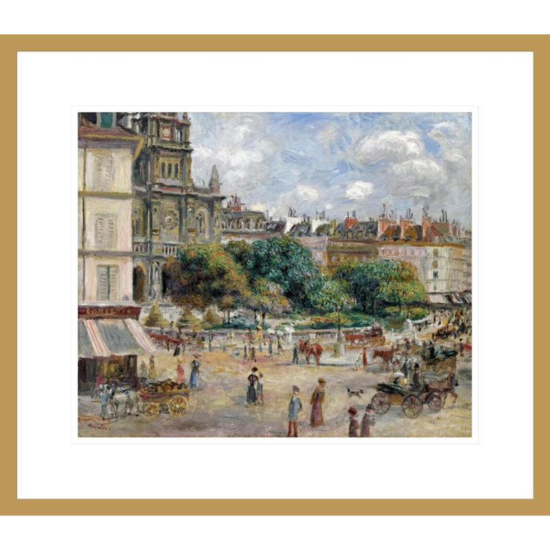 Pierre-Auguste Renoir - Estampe numérique encadrée, H 17,75 po x l 20,3 po