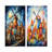 Colorful Windmill Village I - Wind Turbines Wall Decor Set Of 2-2140061849-2140061854