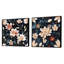 Hosey - Ensemble de 2 collages carrés botaniques abstraits-101849402-101849408