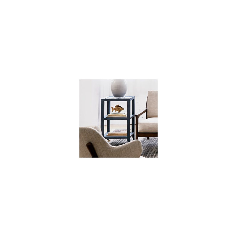 Isadora End Table, Navy Blue
