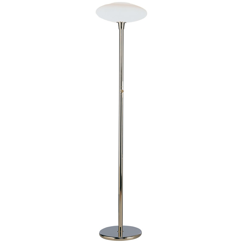 Ovo Floor Lamp, Polished Nickel