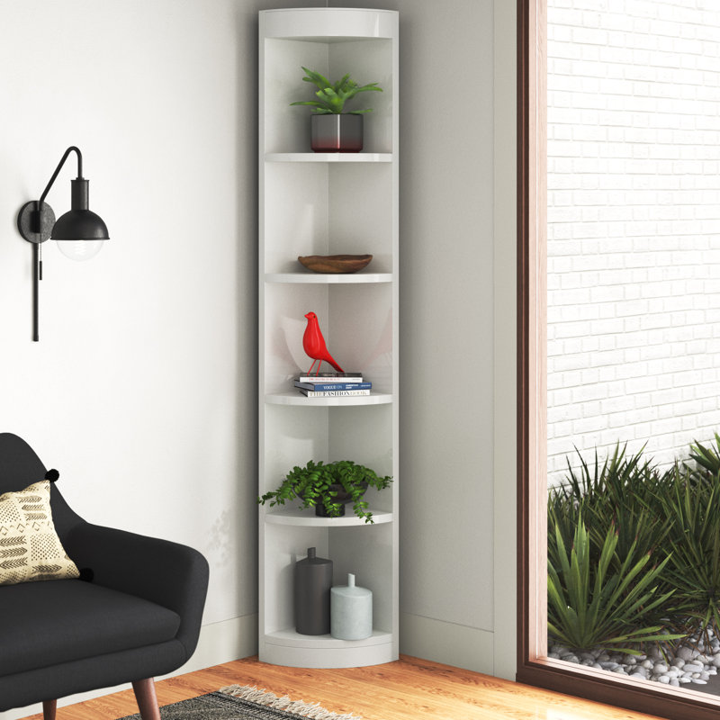 Lindbergh 196cm H x 30cm W Corner Bookcase