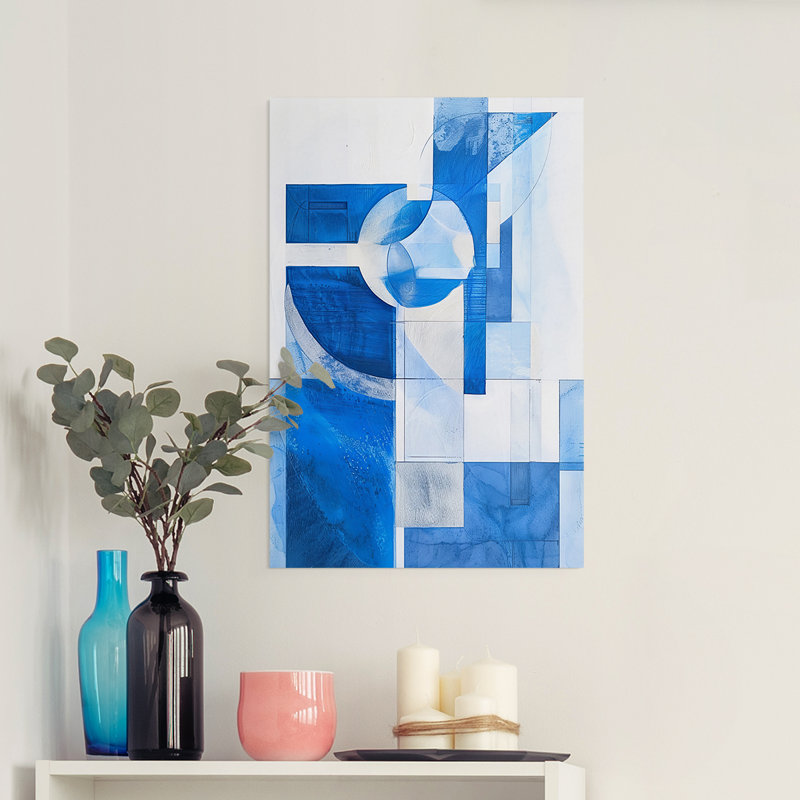 ABSTRACT Series CV III - Impression sur toile seulement - NON-CADRE, H 18 po x l 12 po