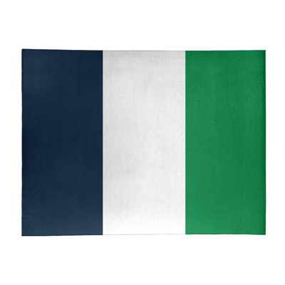 Tapis bleu/vert