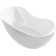 Abrazo® 66-in X 32-in Freestanding Bath with Center Toe-Tap Drain
