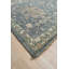 Magnifique tapis bleu en laine noué à la main Oushak-92325154