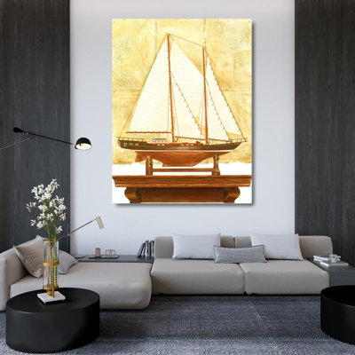 Yacht and Antique Map II