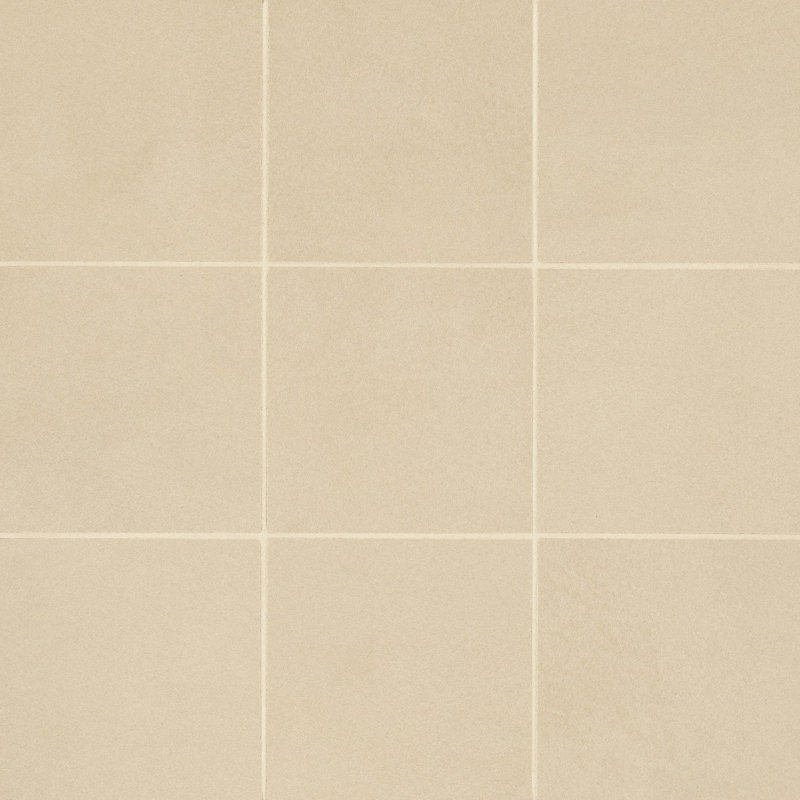 Sahara 4" x 4" Porcelain Wall & Floor Tile, Ecru