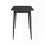 Table de salle à manger rectangulaire moderne, plateau en pierre frittée de qualité supérieure avec base en métal robuste, table de cuisine et de salle à manger résistante à la chaleur et aux rayures-855688702
