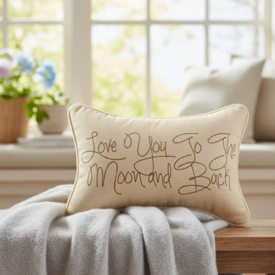 Oreiller décoratif manuel «Woodworkers & Weavers» avec motif de citation de café et de chien 12,5 po x 8,5 po