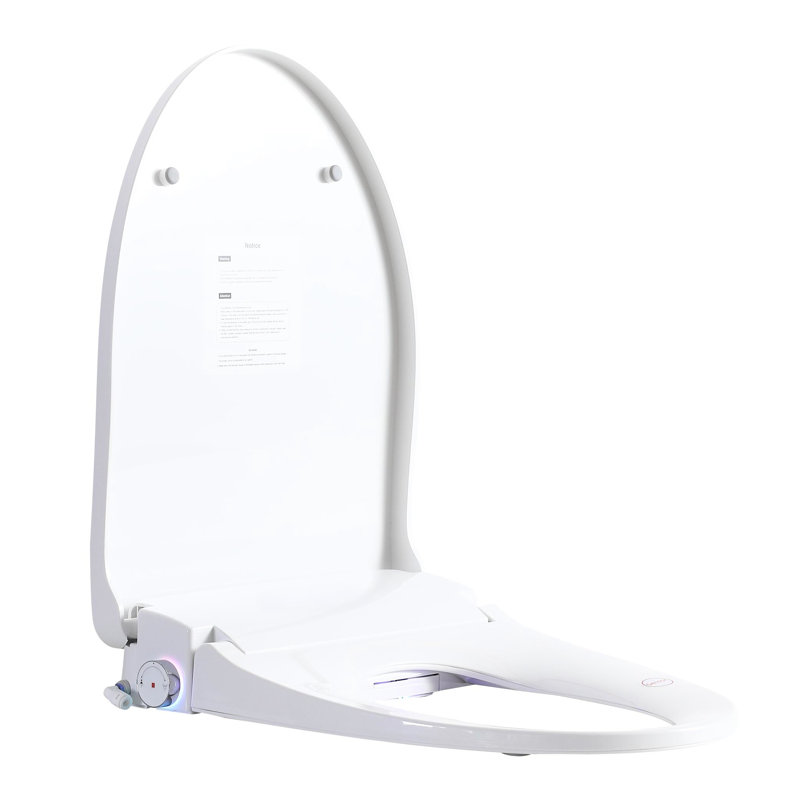 Siège de bidet chauffant avec options de nettoyage multiples, ouverture / fermeture automatique du capteur de radars, mise à niveau de l'installation de la salle de bain Gestion de la température intelligente portative réglable, buse automatique, utilisation